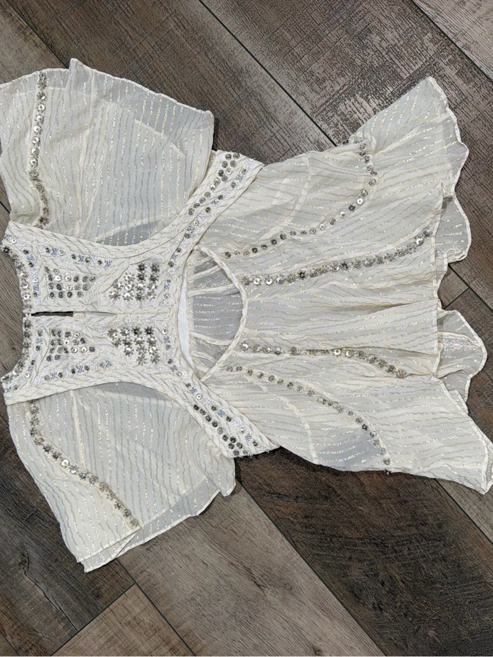 Isabel Marant Orna embroidered cutout silk chiffon top - Picture 9 of 12